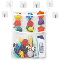 Red de Almacenamiento para la Bañera- Organizador de juguetes de los niños- Bolsa organizadora de baño- Red para colgar…